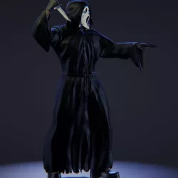 Figure Ghost Face mask from Scream movie