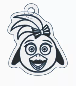 FIVE NIGHTS AT FREDDY'S -GIRL- KEY CHAIN