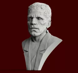 frankenstein bust STL