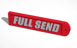 Full Send Keychain