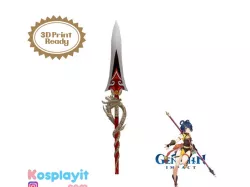 Genshin Impact - Dragon's Bane - Digital 3D Model Files - Divided for 3D Printing -  Xiangling Cosplay