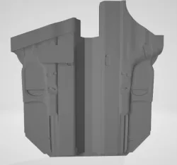 Glock 17 IWB butterfly mold for holster