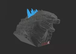 godzilla bust