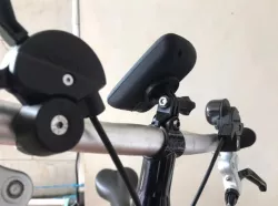 GoPro on stem clamp mount for Brompton and Garmin adapter 3D print model