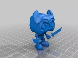 guerrero dorado funko style