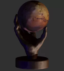 Hand with Planet, Hand with Planet