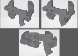 Hands with old bolter