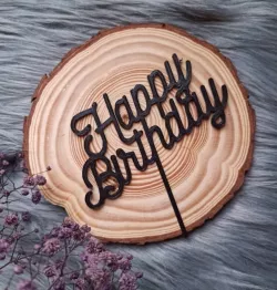happy birthday cake topper