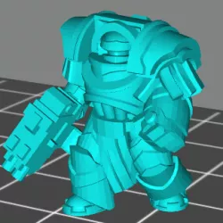 Heavy Seige Armour 15mm fixed and separated