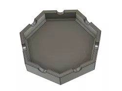Heptagon ashtray