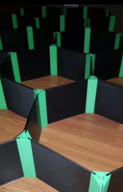 Hexagnos shelf / shelf hexagon