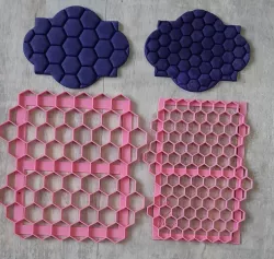 hexagons texture - honeycomb