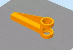 Holder for hobbing in a lathe.