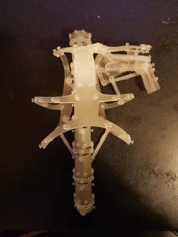 Hybrid Soft/bone android experiment