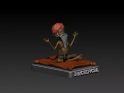 indian meditating - meditation