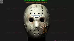 Jason Voorhees Mask - Friday 13th Movie 1988 - Horror Halloween Mask