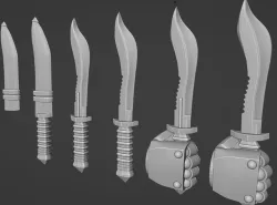 Jiralhanae-Pattern Combat Knife
