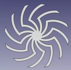 Kinetic Sculpture Aurora Wheel Only