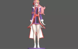 LACUS CLYNE GUNDAM SEED DESTINY ANIME STATUE FOR 3D PRINT
