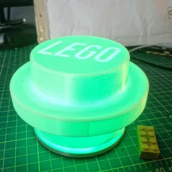 Led lamp  -  Lego stud