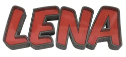 LED Name Lamp - Name Lena