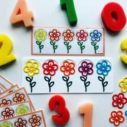 Left-brain flower puzzle + PDF