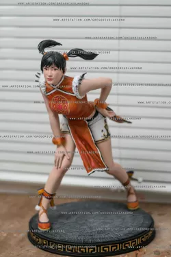Ling Xiaoyu Tekken Fan Art Statue 3d Printable