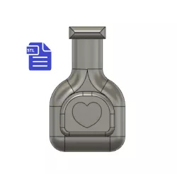 Love Potion - Blank for making vacuum formed molds
