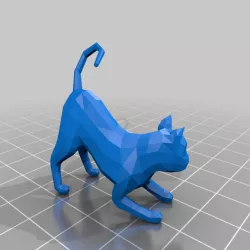 Low poly Cat