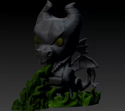 Malefica's Dragon Doll Funko type