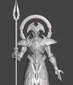 MAYKR ANGEL CIVILIAN - DOOM ETERNAL  STL for 3D printing HIGH POLY