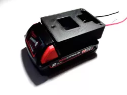 Milwaukee M18 adapter battery hanger