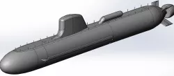 Model submarine SUFFREN