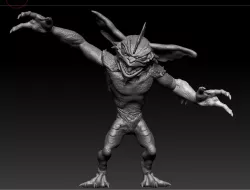 Mohawk Gremlin Standard Resolution, split, keyed and posed.