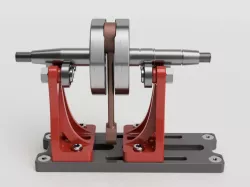 Motorcycle crankshaft runout measuring / truing tool