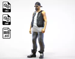 N3 Outlaw Biker Standing