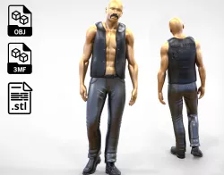 N4 Outlaw Biker Standing
