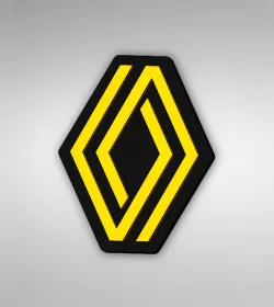 New Renault 2021 badge logo emblem
