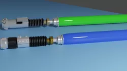 Obiwan Balloon Lightsaber Hilt