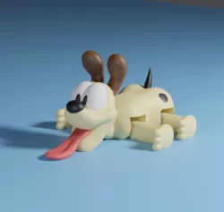Odie Articulated Flexi Print in Place
