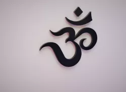Om 2D wall sign