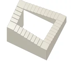 optical illusion stair