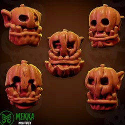Orc Pumpkin heads