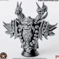 Orc Warlock BUST