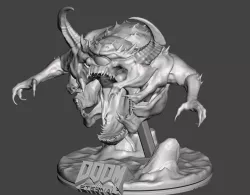 Pain Elemental - Doom Eternal - STL for 3D printing HIGH POLY