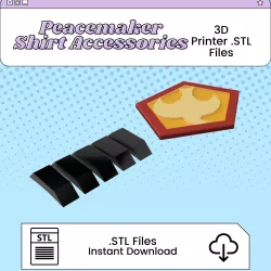 Peacemaker Accessories 3D Print File | STL for Cosplay