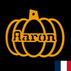 Personalised Pumpkin Decoration for Top 2000 French First Names