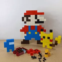Pixel Art Building Blocks