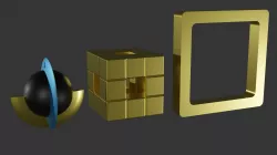 Pokemon - N Accessories - Necklace - Bracelet - Cube 3D print model