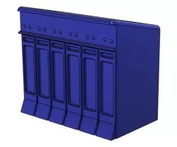Polish mail box (1:87 scale)